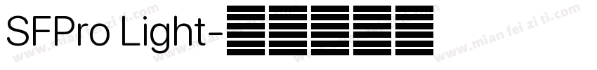 SFPro Light字体转换